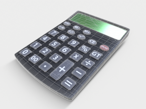 Dirty Calculator Model 3D
