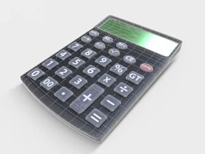 Dirty Calculator 3D Model