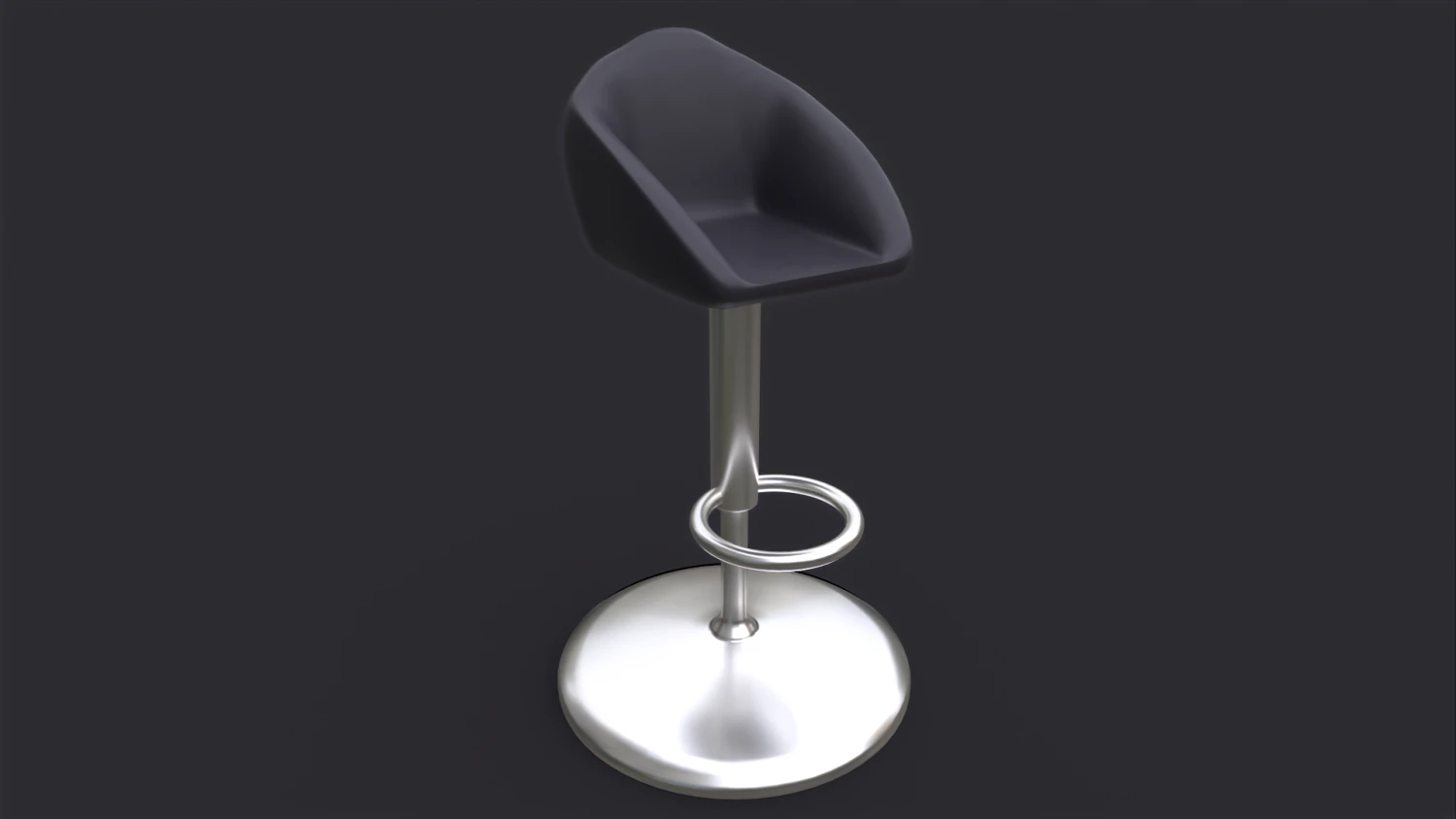 Bar Chair 3D Model .c4d .max .obj .3ds .fbx .stl .blend 