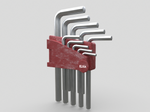Allen Key Tool Set Modello 3D