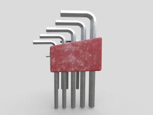 Allen Key Tool Set Modello 3D