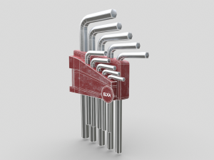 Allen Key Tool Set Modello 3D