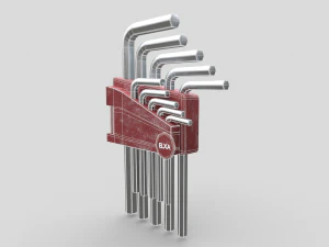 Allen Key Tool Set 3D Model