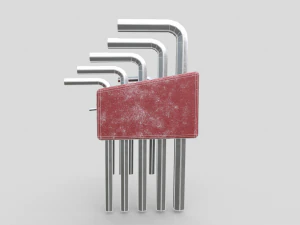 Allen Key Tool Set 3D Model