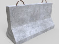 Concrete Barrier 3D Model