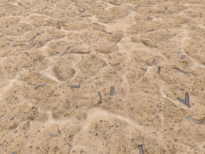 Sand Landscape 3D Model