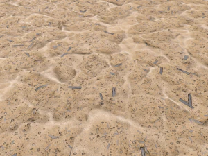 Paisagem de areia Modelo 3D