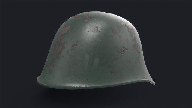 WW2 German Stahlhelm Modelo 3D .c4d .max .obj .3ds .fbx .stl .blend 