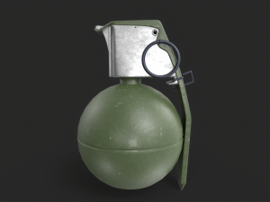 M67 Hand Grenade Modelo 3D