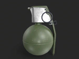 M67 수류탄 3D 모델