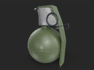 M67 Hand Grenade Modelo 3D