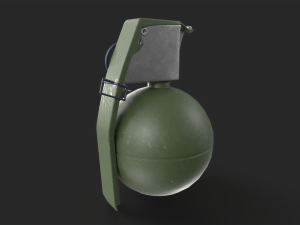 M67 Hand Grenade Modelo 3D