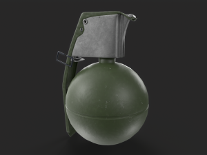M67 Hand Grenade Modelo 3D