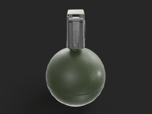 M67 Hand Grenade Modelo 3D