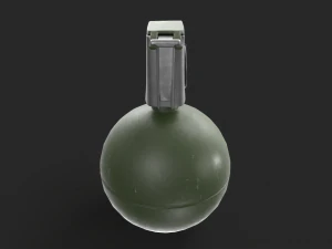 M67 수류탄 3D 모델