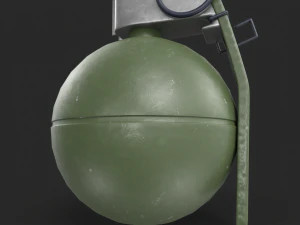 M67 수류탄 3D 모델