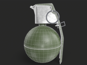 M67 Hand Grenade Modelo 3D