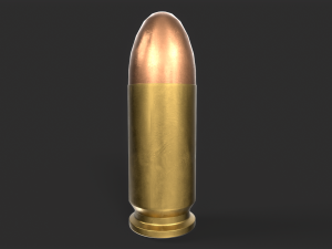 9mm Bullet 3D Model