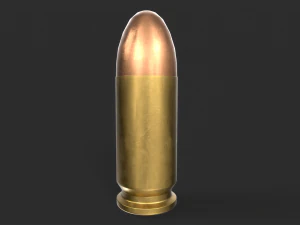 9mm Bullet 3D Model