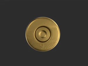 9mm Bullet 3D Model