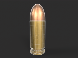 9mm Bullet 3D Model
