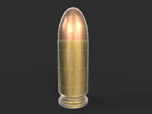 9mm Bullet 3D Model