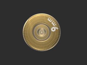 9mm Bullet 3D Model