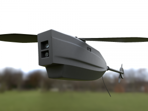 Black Hornet Nano UAV Micro Drone 3D Model