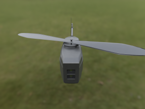 Black Hornet Nano UAV Micro Drone 3D Model