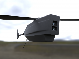 Black Hornet Nano UAV Micro Drone 3D Model