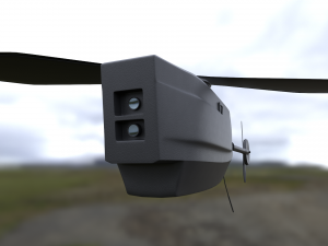 Black Hornet Nano UAV Micro Drone 3D Model
