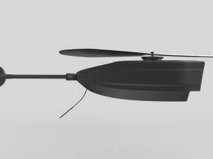Black Hornet Nano UAV Micro Drone 3D Model
