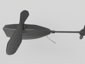 Black Hornet Nano UAV Micro Drone 3D Model