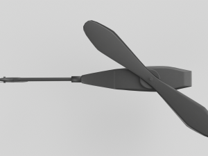 Black Hornet Nano UAV Micro Drone 3D Model
