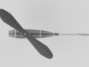 Black Hornet Nano UAV Micro Drone 3D Model