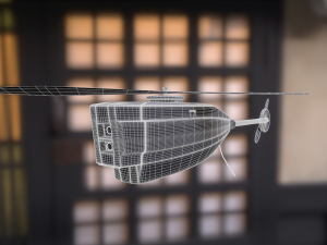 Black Hornet Nano UAV Micro Drone 3D Model