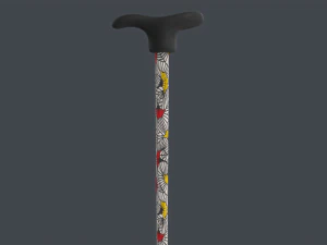 Wooden Walking Stick 3D Model