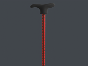 Wooden Walking Stick Modelo 3D