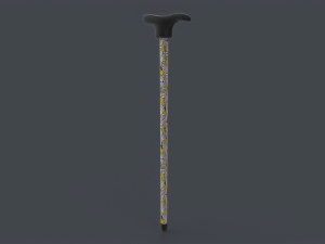 Wooden Walking Stick Modelo 3D