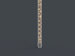 Wooden Walking Stick Modelo 3D