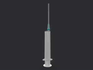 Syringe Base - Medical Instrument 3D Model