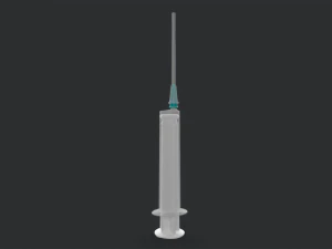 Syringe Base - Medical Instrument 3D Model