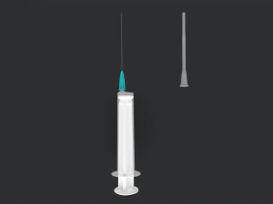 Syringe Base - Medical Instrument 3D Model