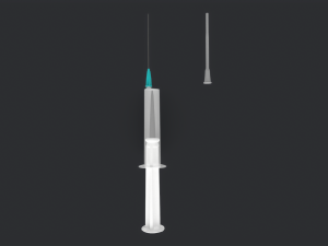 Syringe Base - Medical Instrument 3D Model