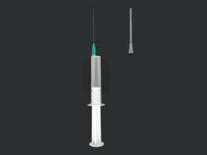 Syringe Base - Medical Instrument 3D Model