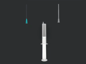 Syringe Base - Medical Instrument 3D Model