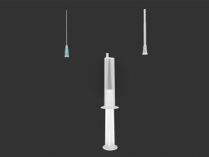Syringe Base - Medical Instrument 3D Model