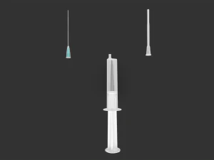 Syringe Base - Medical Instrument 3D Model