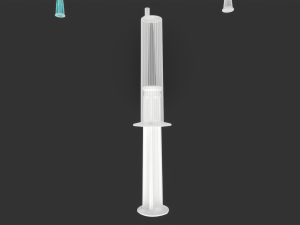 Syringe Base - Medical Instrument 3D Model