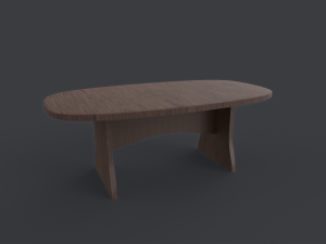 Modern Office Meeting Table 3D Модель